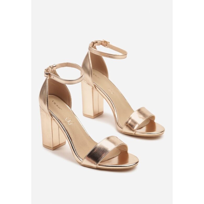 12 set box Champagne PU High Heels & Sandals size 36 - 41