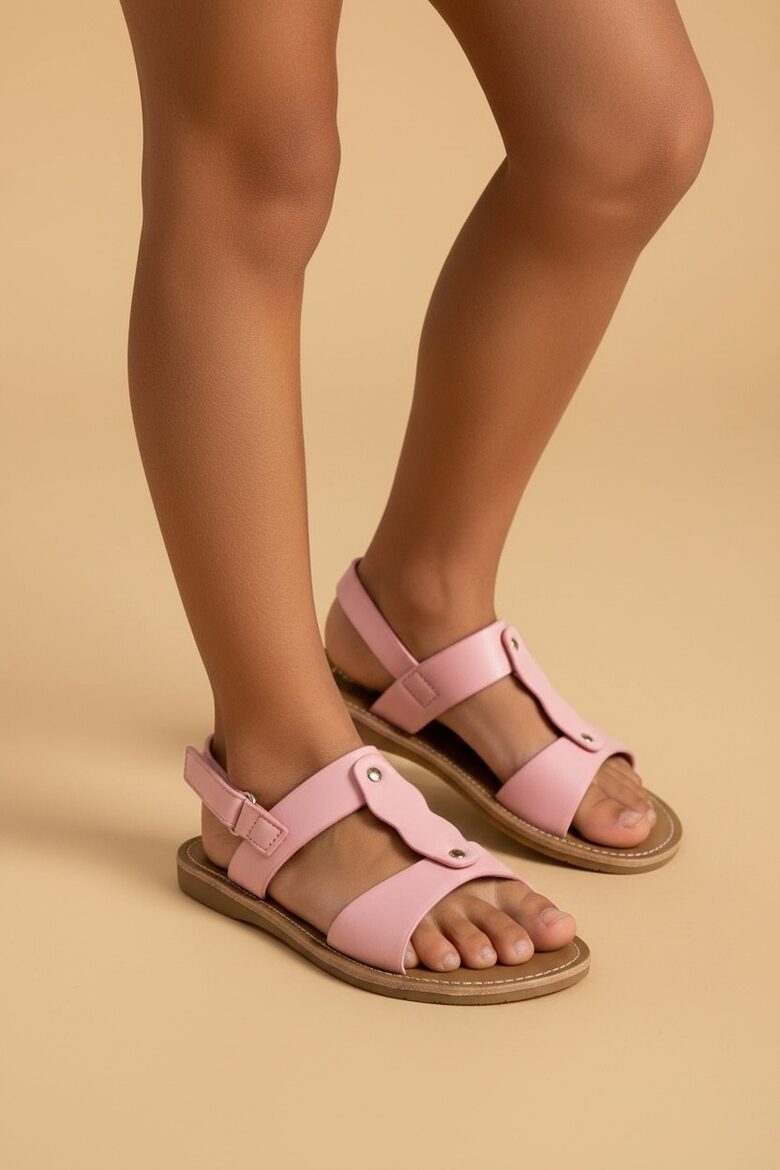 12 set box Kids Pink size 24 - 29 Poti Pati Sandals 