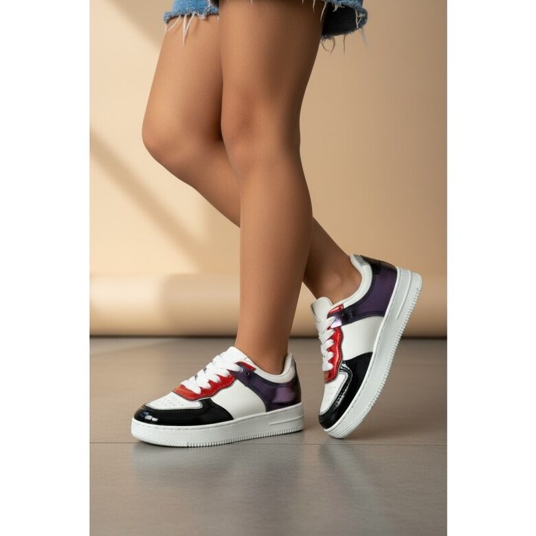 12 set box Kids Black - Purple size 30 - 35 Poti Pati Sneakers