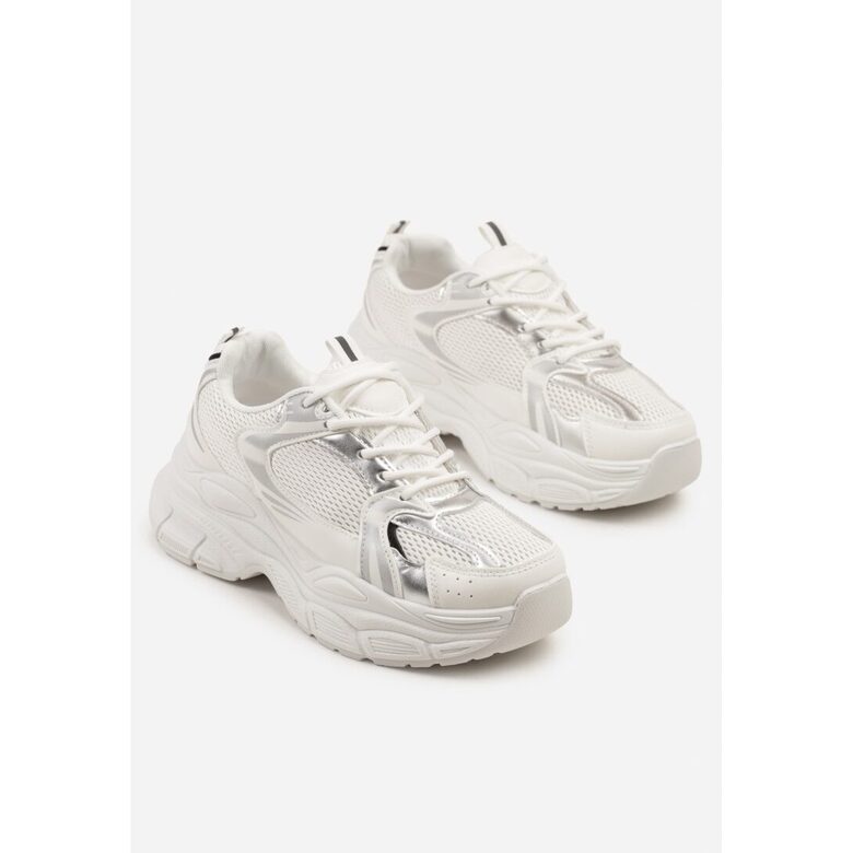 12 set box WHITE/SILVER Sneakers size 36 - 41