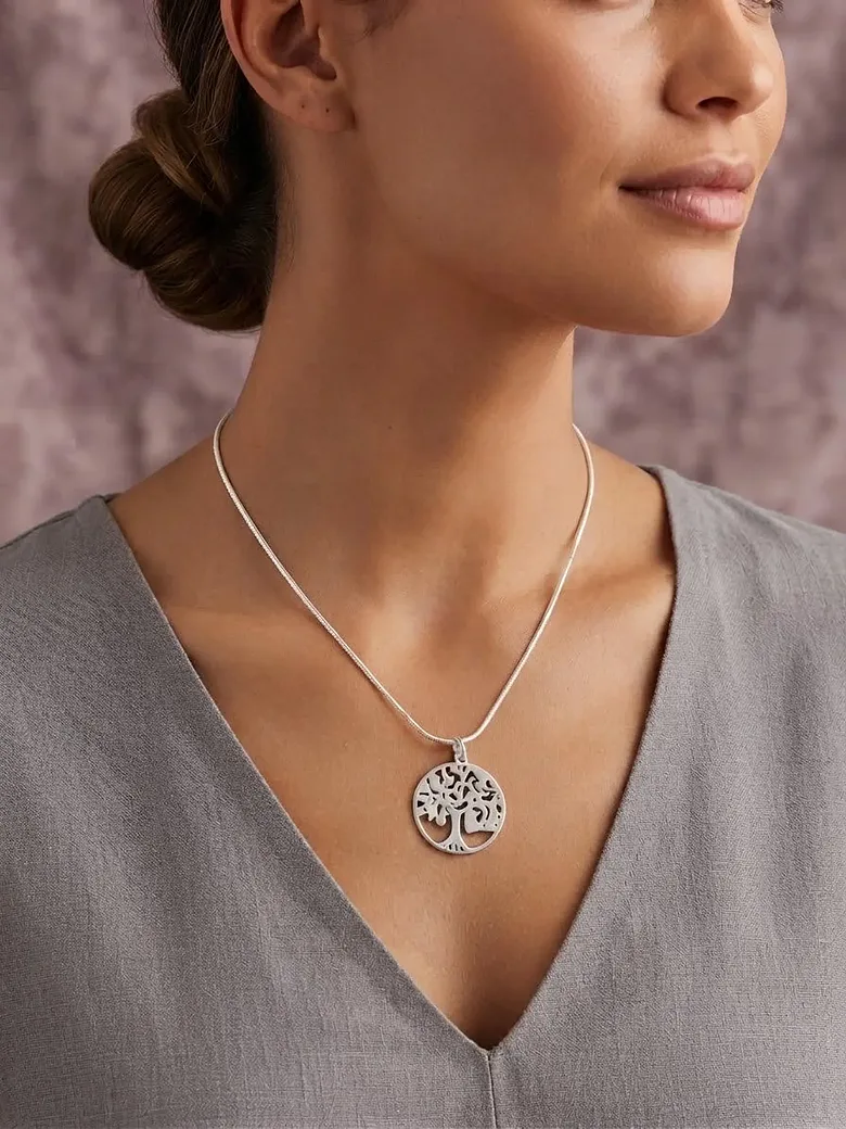 925 Sterling Silver Tree 5 pcs