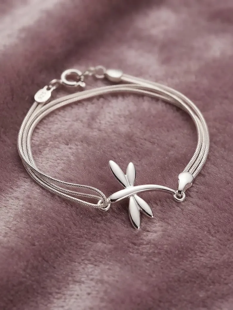 925 Sterling Silver Dragonfly 4 set