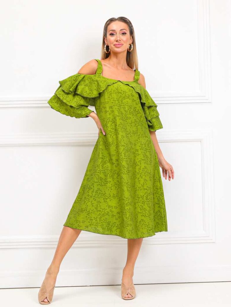 6 set box Women's Green size MIX RU 46/ 48/ 50/ 52/ 54