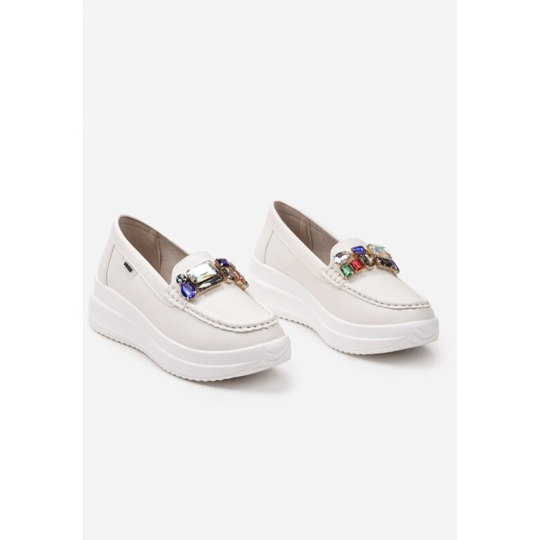 12 set box White Moccasin size 36 - 41