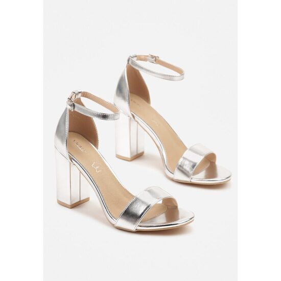 12 set box Silver PU High Heels & Sandals size 36 - 41