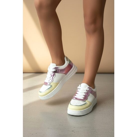 12 set box Kids Yellow - Pink size 30 - 35 Poti Pati Sneakers