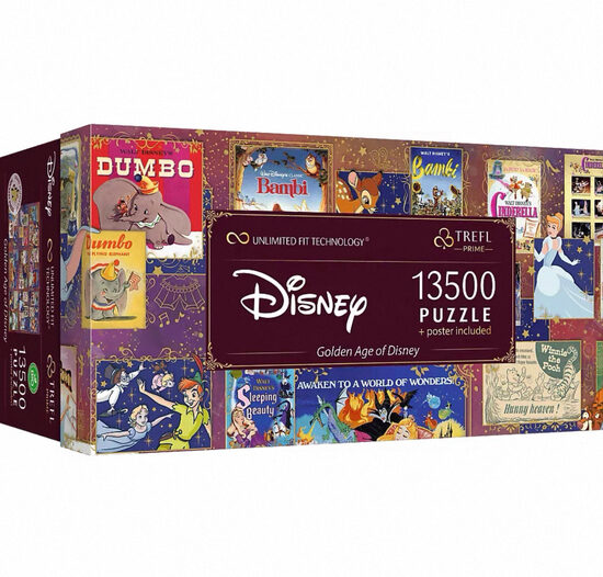 Disney “Golden Age of Disney” – 13,500 Piece Puzzle (Trefl Prime)