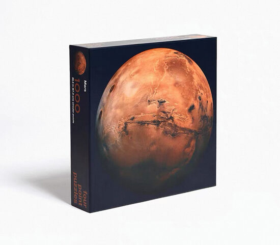 Mars Planet Space Puzzle - 1000 Pieces Round Jigsaw