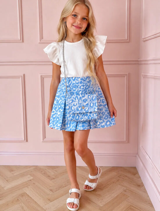 6 Set Box Girl's Dresses + Bag 2-12Y