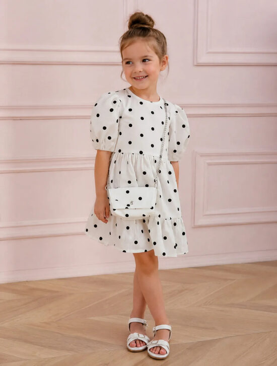 6 set 4-14Y Dresses + Bag