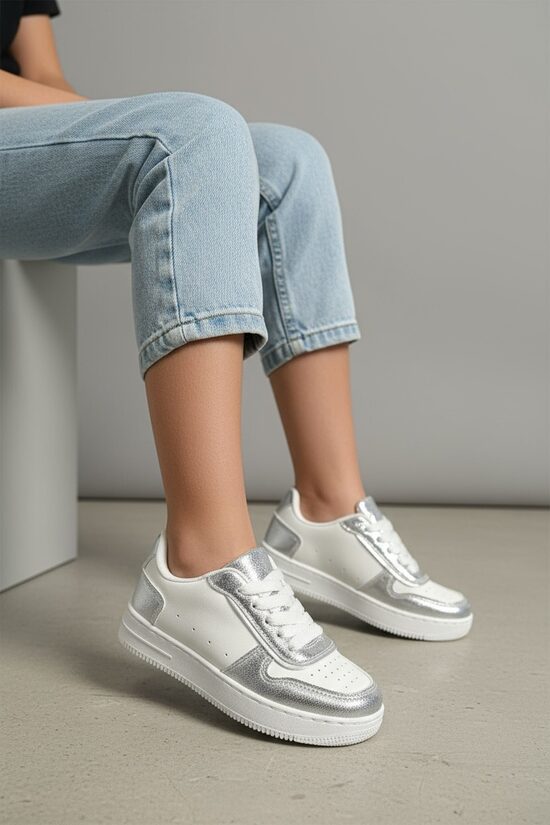 12 set box Kids Silver size 30 - 35 Poti Pati Sneakers