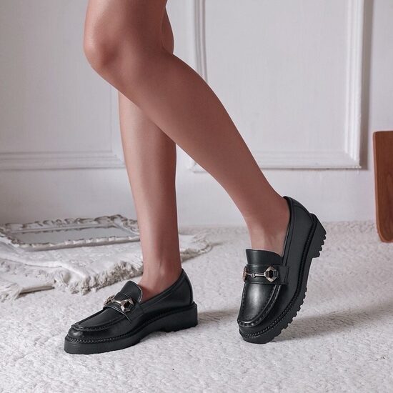 12 set box Black Moccasins size 36 - 41