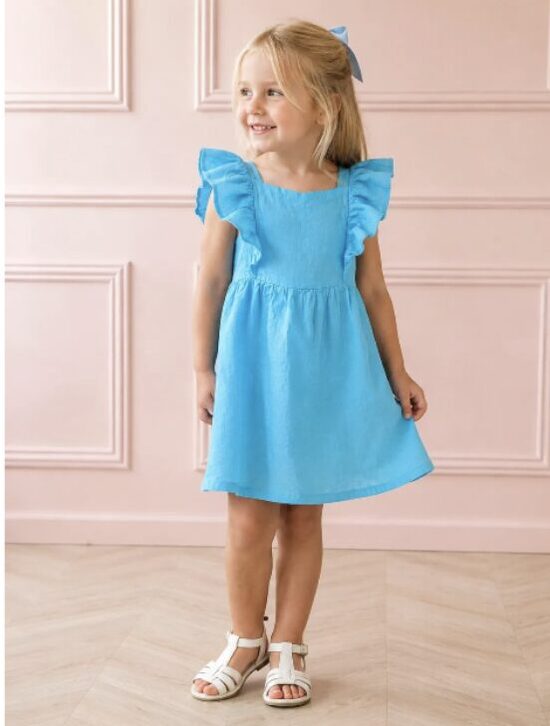 6 Set Box Girl's Dresses (Choice of colour) size MIX