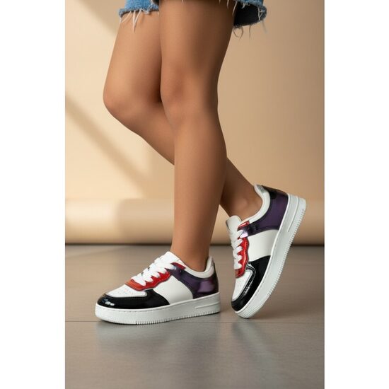 12 set box Kids Black - Purple size 30 - 35 Poti Pati Sneakers