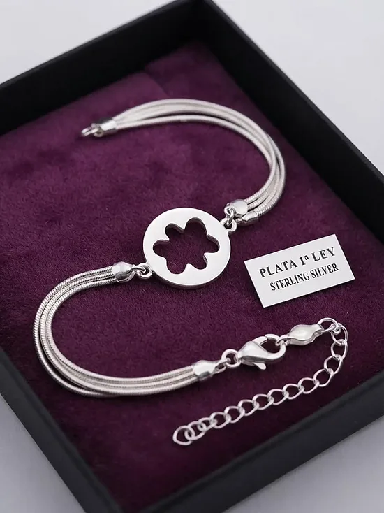 925 Sterling Silver Bear 4 set