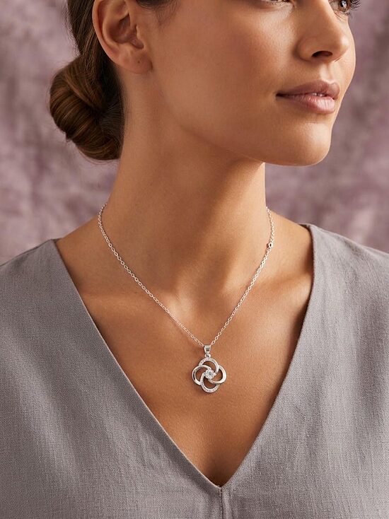 925 Sterling Silver Family Symbol 2 set
