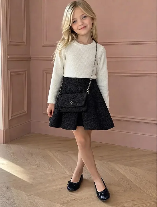 6 set Autumn Dress 4-14Y + Bag